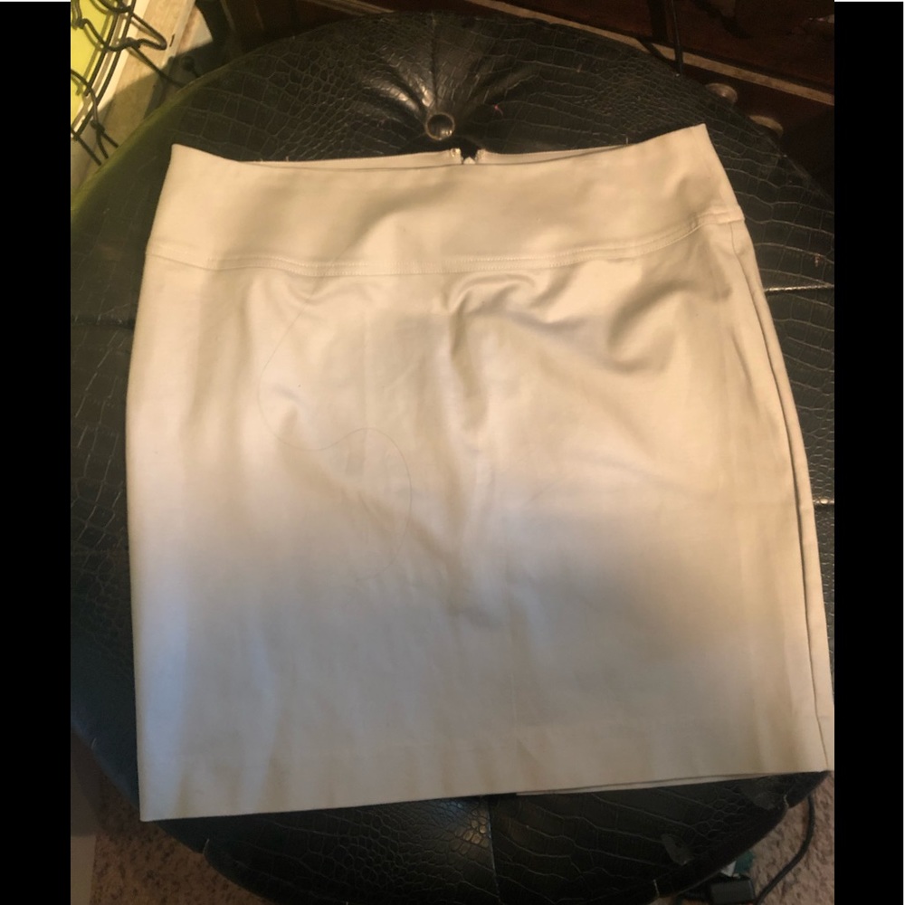 Grey stretch skirt